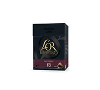 L'OR Espresso Gold Espresso Supremo 10 Cápsulas Compatible con Máquinas De Café Nespressolot 4 (40 Cápsulas)