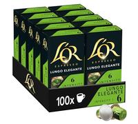 L'Or Espresso Lungo Elegante Cápsula de café 10 pieza(s) - Bolsitas y cápsulas de café (Cápsula de café, Café expreso, 10 tazas, 52 g, Caja, 10 pieza(s))