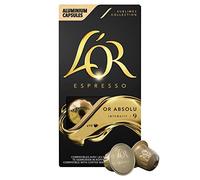 L'Or Espresso Or Jaune Intensité 9 Pack de 10 Capsules en Aluminium Compatibles avec Les Machines Nespresso