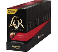 L'OR Espresso- Splendente intensidad 7 - 100 cápsulas de aluminio compatibles con máquinas Nespresso
