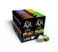 L'OR Espresso Surtido Café Lungo | 4 Sabores | 120 Cápsulas