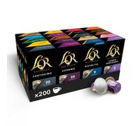 L'OR Espresso Surtido de Cápsulas de Café | Intensidades 4 a 12 | 200 Cápsulas Compatibles Nespresso (R)*