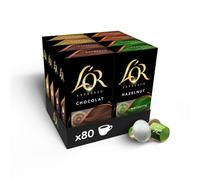 L'OR Flavours Cápsulas de Café Surtido | Intensidades 5 a 8 | 80 Cápsulas Compatibles Nespresso