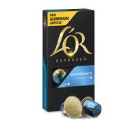 L'OR L´OR Espresso Decaffeinato descafeinado Intensidad 6 - 10 cápsulas de aluminio compatibles con cafeteras Nespresso®*