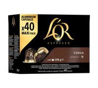 L'OR L´OR Espresso Forza Intensity 9 - 40 cápsulas de aluminio para Nespresso®