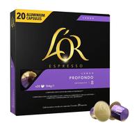 L'Or Espresso Café Profondo Intensidad 8 Cápsulas de Aluminio Compatibles con Máquinas Nespresso