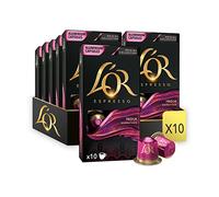 L'OR Origins India Intensity 10 cápsulas de café compatibles con Nespresso (paquete de 10, total de 100 cápsulas de café)
