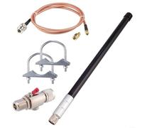 LoRa/LTE - Antena omnidireccional para exteriores, 860-930 MHz con ganancia de 5.8 dBi, conector macho tipo N, diseño impermeable de fibra de vidrio de 420 mm para mineros de helio (Bobcat/Nebra/RAK