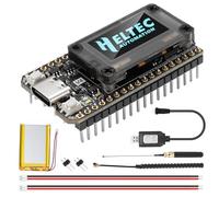 LoRa Meshtastic ESP32 V4 Board mit 868MHz Antenna und OLED Display AYWHP LoRa ESP32 Desarrollo Placa de Desarrollo WLAN Integrada Bluetooth SX-1262 Chip Compatible con Arduino/Meshtastic
