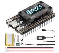 LoRa Meshtastic ESP32 V4 Board mit 868MHz Antenna und OLED Display und GPS AYWHP LoRa ESP32 Desarrollo Placa de Desarrollo WLAN Integrada Bluetooth SX-1262 Chip Compatible con Arduino/Meshtastic