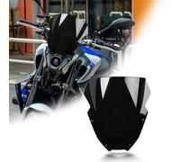 Lorababer Alerón para Parabrisas de Motocicleta, Deflector de Viento de Flujo de Aire Compatible con MT09 FZ09 MT FZ 09 MT-09 2021 2022 2023, Protector de carenado (Humo)