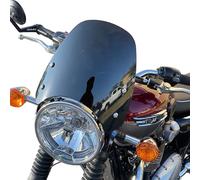 Lorababer Pare-brise - Pare-brise - Parabrisas para motocicleta, compatible con T-riumph Bonneville T100 T120, deflectores de viento, parabrisas T 100 T 120, accesorios (humo)