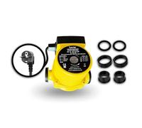 LORAC | Bomba de agua 220-240V RS-Q 25-40/130, bomba de circulación y recirculación para calefacción, bomba de presión de agua con 3 niveles de potencia, bomba circuladora, IP44