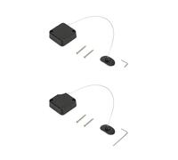 Loradar - Cable de seguridad retráctil con adhesivo de doble cara, bloqueo de seguridad con control remoto, cuerda antipérdida para TV, DVD, no más búsqueda para el control remoto de TV (paquete de 2)