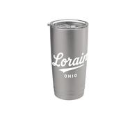 Lorain, Ohio, Lago Erie, Cinturón de Óxido de la Ciudad de los Grandes Lagos, Medio Oeste 440 Vaso térmico de acero inoxidable de doble pared