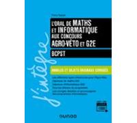 Loral De Maths Informatique Aux Concours Agro-véto Et G2e (ebook)