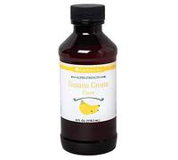 LorAnn Oils Super Strength Flavor Banana Cream - Crema de plátano: potente aroma alimentario, ideal para la preparación de dulces, pasteles, bebidas y más, 118 ml