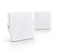 LoraTap Interruptor de persiana WiFi de 2 unidades: control central en toda