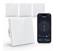 LoraTap Interruptor de persiana WiFi de 4 unidades: control central en toda