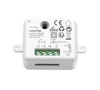 LoraTap Interruptor de relé con WiFi, módulo Smart Home Switch con temporizador, montaje en pared, compatible con Alexa