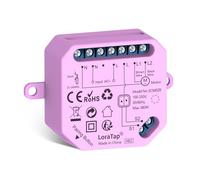 LoraTap Interruptor para Persianas y Cortinas: Módulo de Control de Relés ZigBee - Compatible con Alexa, Control por Voz, Aplicación Smart Life, Temporizador, Requiere LoraTap ZigBee Hub, 380W