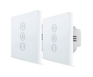 LoraTap Interruptor persiana enrollable inteligente: Sin hub - Temporizador elimina trabajo manual - Control app remoto fuera de casa - Control de voz Alexa/Google - Persianas, estores - 4 hilos 600W