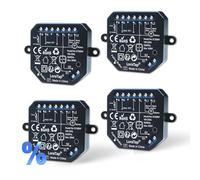 LoraTap Interruptor Persiana WiFi 4 Unidades: Apertura 0-100% con App