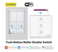 LoraTap persiana enrollable cortinas interruptor de botón Tuya Smart Life Motor eléctrico motor conectado WiFi Alexa Google Home 1 PACK