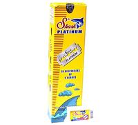 Lord 100 cuchillas de afeitar Shark Platinum de doble filo