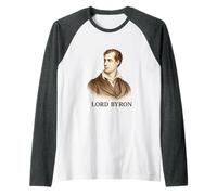 Lord Byron Romántico Gótico Poeta Legacy Camiseta Manga Raglan