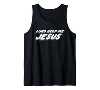 Lord Help Me Jesus | Cita de Comedia Religiosa 1980's Camiseta sin Mangas