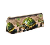 Lord Howe Island - Estuche triangular con estampado de tortugas marinas, organizador de suministros de gran capacidad, bolsa de papelería de oficina