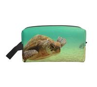 Lord Howe Island - Neceser de viaje con estampado de tortuga marina, bolsa de maquillaje colgante de gran capacidad, organizador versátil para mujeres y hombres