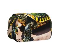 Lord Howe Island - Neceser portátil con estampado de tortugas marinas y cosméticos, bolsa multiusos de gran capacidad para uso diario