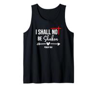 Lord I Shall Not Be Shaken Bible Verse Psalm 16:8 Christian Camiseta sin Mangas