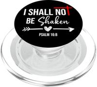 Lord I Shall Not Be Shaken Bible Verse Psalm 16:8 Christian PopSockets PopGrip para MagSafe