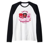 Lord Long Ears & Co Love Fugg Weird Together Día de San Valentín Camiseta Manga Raglan