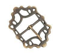 Lord of Battles Hebilla medieval de cuero para cinturón, hebilla de latón antiguo de fantasía para bolsos, cinturones, accesorio de cuero DIY, Latón antiguo, Standard