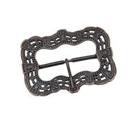 Lord of Battles Hebillas medievales, disfraz de pirata grande con hebilla de latón, ideal para LARP, eventos medievales, ren faire, Latón antiguo, Standard