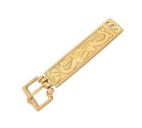 Lord of Battles Hebillas medievales, hebillas históricas, hebilla de cinturón de latón, ideal para recreación, eventos históricos, SCA, LARP, Dorado, Standard