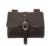 Lord of Battles Medieval Bag Genuine Buff Leather Bag Belt Pouch Renaissance Costume Waist Bag Roleplaying Cosplay Costume Messenger Belt Bag for Him/Her