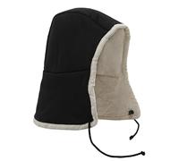 Lord of Battles Medieval Quilted Canvas Cotton Padded Arming Cap Protector Under Armor Chainmail Coif for Larp, Renfair (Black & Ecru)