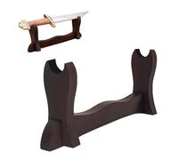 Lord of Battles Medieval Solid Wood Single Tier Sword Display Stand / Sword Holder / Gladiator Sword Display / Katana Sword Holder