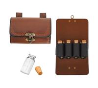 Lord of Battles The Elfic Potion - Riñonera con mini botellas de cristal, color marrón