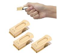 Lord of Battles U.S. D-Day Paracaidista de latón para críquet - Dispositivo de señal de recreación histórica - Réplica militar con sonido de clic auténtico (3)