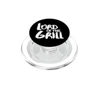 Lord of The Grill Funny Barbacoa BBQ Lover Men PopSockets PopGrip para MagSafe