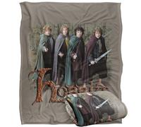 Lord Of The Rings Hobbits Manta súper suave con tacto sedoso - 152 x 127 cm