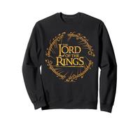 Lord of The Rings Logo Ring Script Gold Sudadera