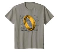 Lord of The Rings Map Ring Camiseta