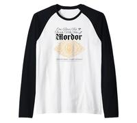 Lord of The Rings Mordor Eye of Sauron Camiseta Manga Raglan